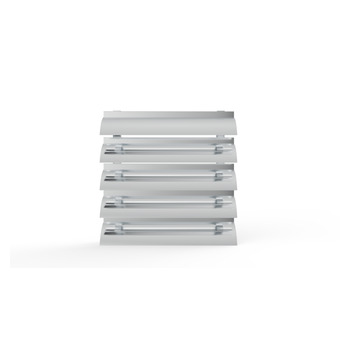 MLL Lamellenfassade Typ 754SLCFM Front