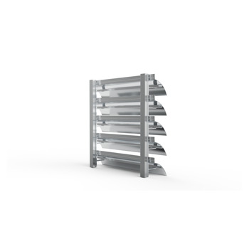 MLL Lamellenfassade Typ 754SLCFM hinten