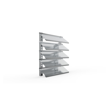 Lamellenfassade Typ 754HeiFM beheizbar