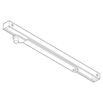 Gleitschiene TS 1500 G - Strichzeichnung