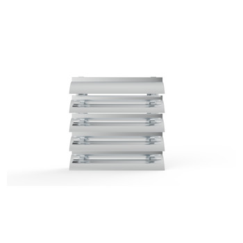 MLL Lamellenfassade Typ 756SLCDB Front