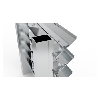 MLL Lamellenfassade Typ 758UE Detail