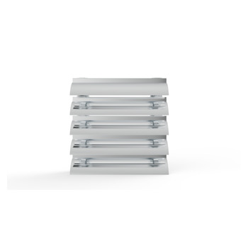 MLL Lamellenfassade Typ 758SLCg Front