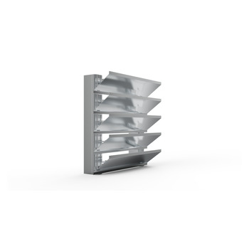 Lamellenfassade Typ 758UEg