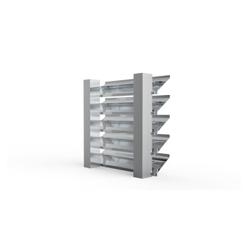 MLL Lamellenfassade Typ 758UEg hinten