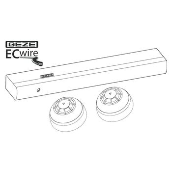 Set Rauchschalterzentrale RSZ 6 ECwire - Strichzeichnung