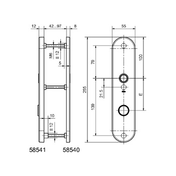 GLUTZ 58540.2 Masszeichnung