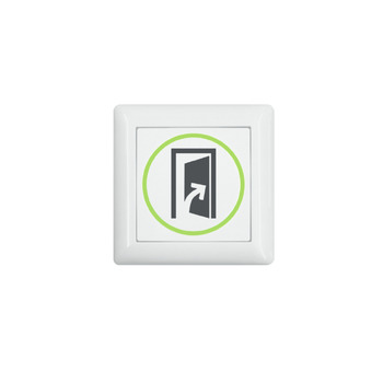 dormakaba 16737601170 CleanSwitch, berührungsloser Radartaster, Piktogramm “Tür auf“