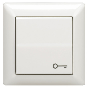 Türöffnertaster Jung 533 U, inkl. Rahmen und Schaltwippe