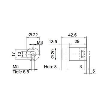 KABA 1063 Masszeichnung