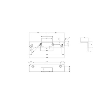 Winkelschliessblech BE-34110.1143