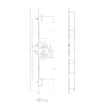 ASSA ABLOY MSL Tribloc 30350 Masszeichnung