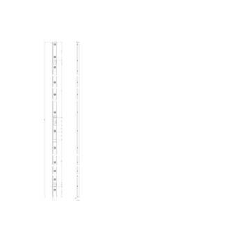 ASSA ABLOY MSL TRIBLOC Profil-Einfrässchliessleiste B-40341.254X Masszeichnung