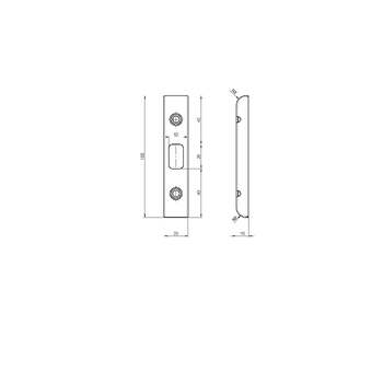 ASSA ABOY MSL B-40341.Z543  11471019 Masszeichnung