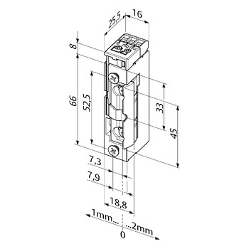 ASSA ABLOY EFFEFF 118.506 Masszeichnung