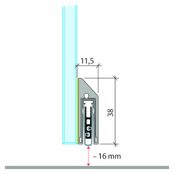 ASSA ABLOY Planet KG-S schmal Massbild
