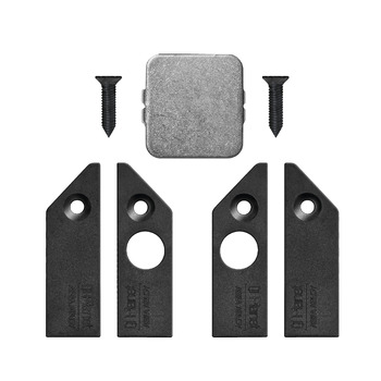 ASSA ABLOY Planet KG-S schmal Auflaufplatte, Abdeckkappe und Schraube