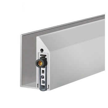 KG-A12 schmal Absenkdichtung für Glas-Türen