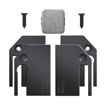 Montageset Planet KG-A12 schmal, schwarz