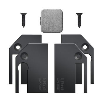 Montageset Planet KG-A10 schmal, schwarz