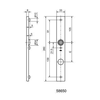 GLUTZ 58650.02 Masszeichnung