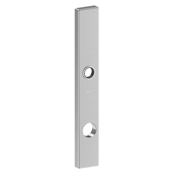 Edelstahl Schutzbeschlag Aussenschild ES1 eckig