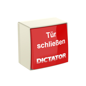 DICTATOR Handauslösetaster Aufputz 040058