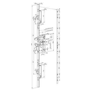 ASSA ABLOY 429X Massblatt Vollblatt