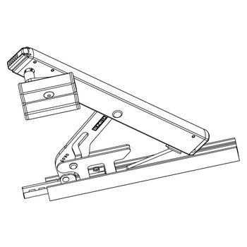 GEZE OL 90 N Schere, Fixpack (25 Stück) - Strichzeichnung