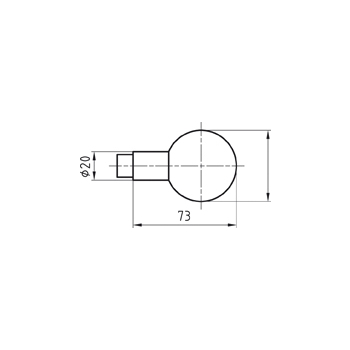 Türknopf Glutz 5825