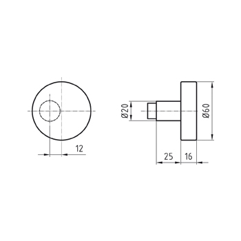 Türknopf Glutz 5830