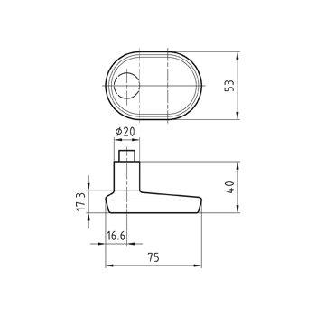 Türknopf Glutz 5838