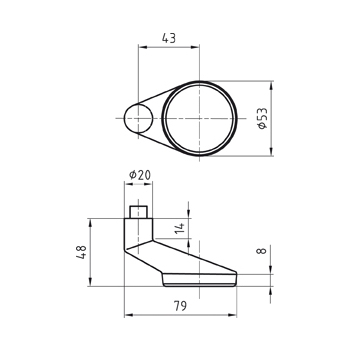 Türknopf Glutz 5840