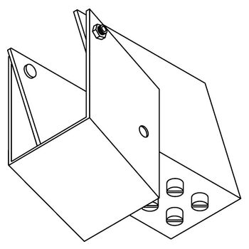 Standardkonsole E 250 NT / E 350 N - Strichzeichnung