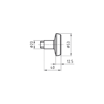 Türknopf Glutz 5837