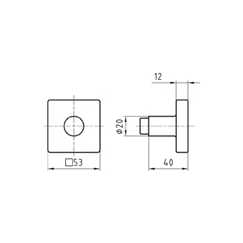 Türknopf Glutz 5842