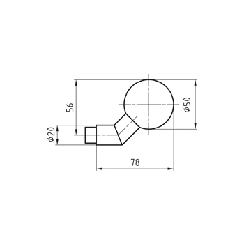 Türknopf Glutz 5825E