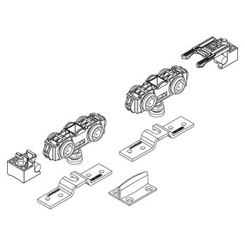 Zubehörset Grundkomponenten Rollan 80 NT, für Deckenmontage