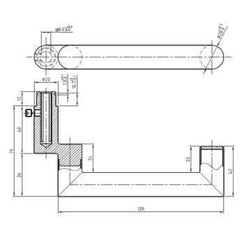 Türdrücker Nickal 5081B