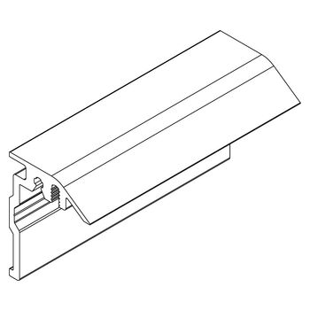 Verdeckter Wandwinkel für Flügelstärken bis 37 mm