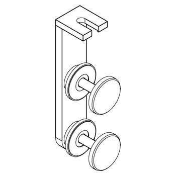 Set GGS Edelstahl Punkthalter, Edelstahl