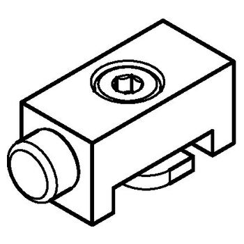 Puffer für durchgehende - Strichzeichnung