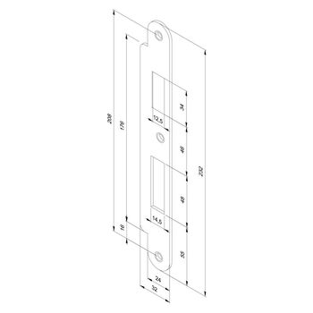 LAP-Schliessblech Z09XSBL-04----1