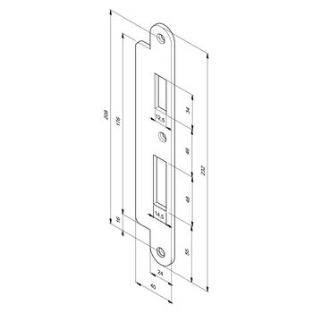 Lap-Schliessblech Z09XSBL-02----1