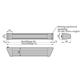 WSS Panikdruckstange PD 99 Massbild