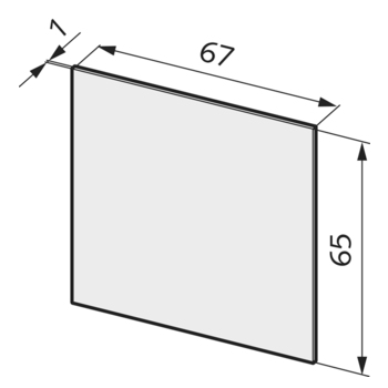 Endabdeckung NOVA 80 - 28.620