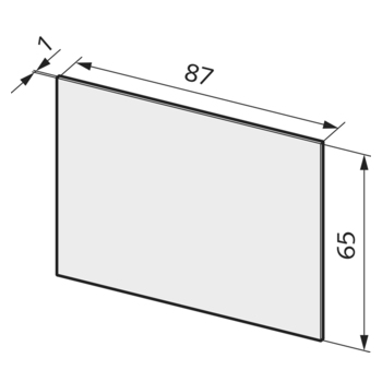 Endabdeckung NOVA 80 - 28.622