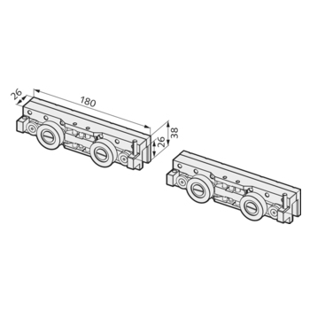 Laufwagen-Set - 28.770/28.772