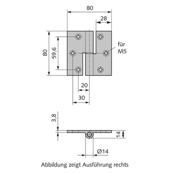 WSS Aluminium-Türband 04.272_04.273 Massbild