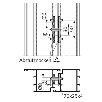 WSS Sicherungsbolzen 04.950 Zeichnung